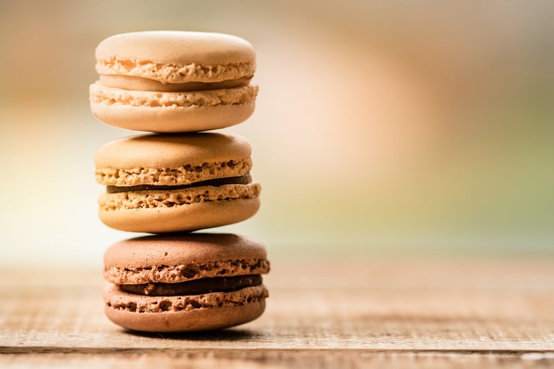 Dragon Scale Macarons